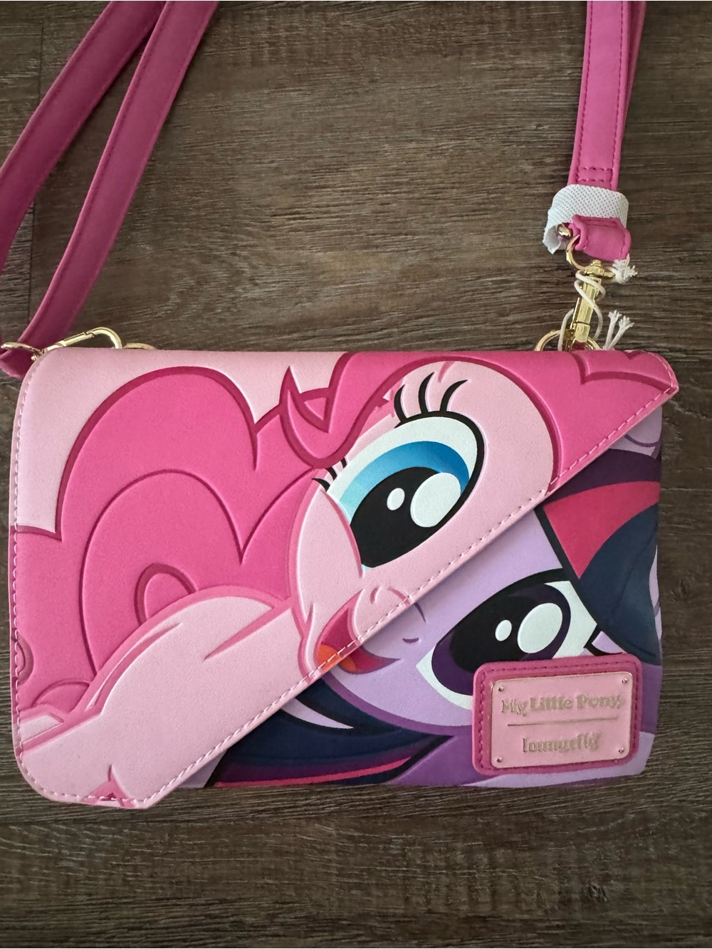 Loungefly Pink My Little Pony Character Crossbody Bag - Picture 2 of 6